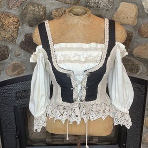 Country Line Bavarian Corset Top Authentic